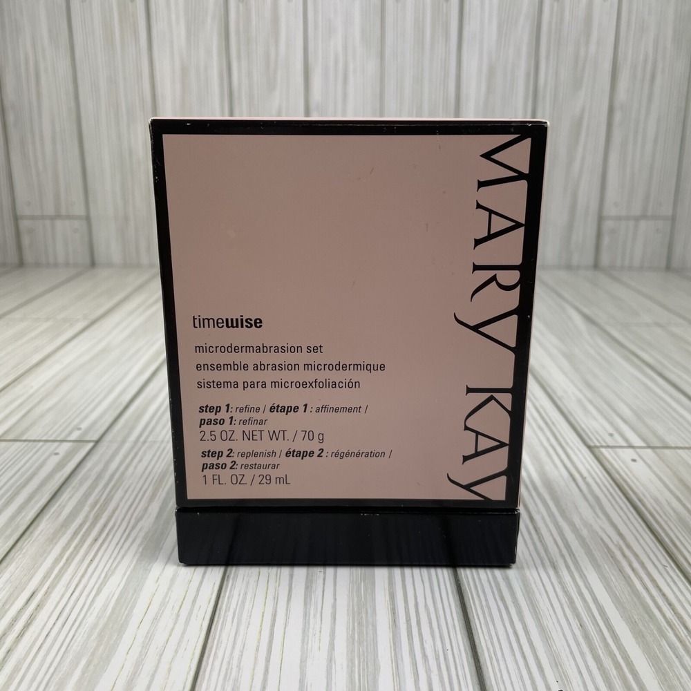 Mary Kay Timewise Microdermabrasion Set STEP 1 REFINE STEP2 REPLENISH 030037 NEW